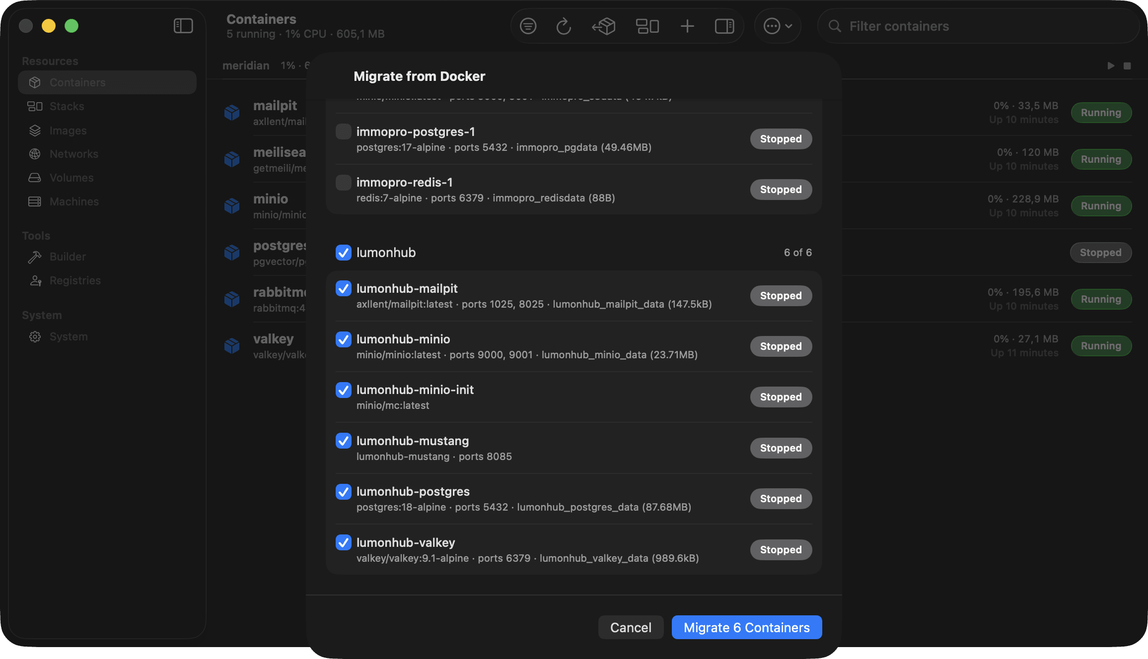 Switch from Docker without losing a thing.
