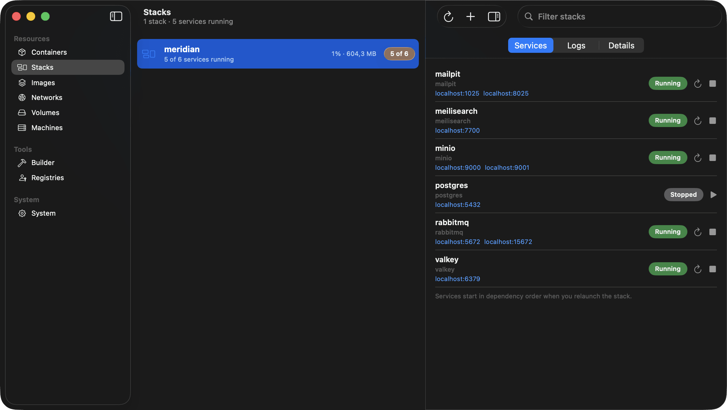 Run your whole app as one unit.